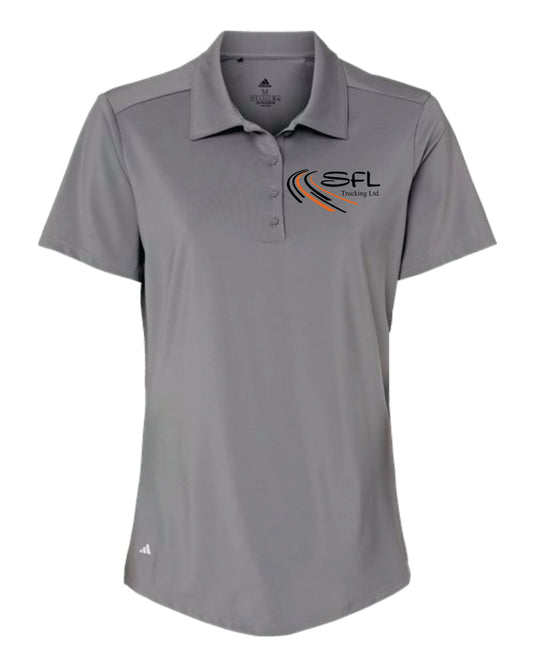 WOMEN'S ADIDAS ULTIMATE SOLID POLO - A515 - SFL TRUCKING - EMB