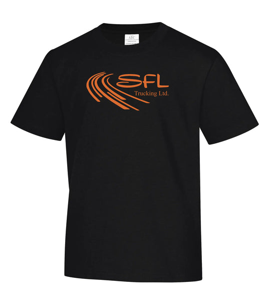 RING SPUN COTTON T-SHIRT - ATC2000Y - YOUTH - SFL TRUCKING LOGO - HP