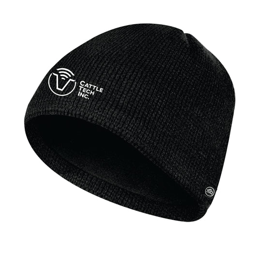 HELIX KNITTED FLEECE BEANIE - KFH-1 - CATTLE TECH LOGO - EMB