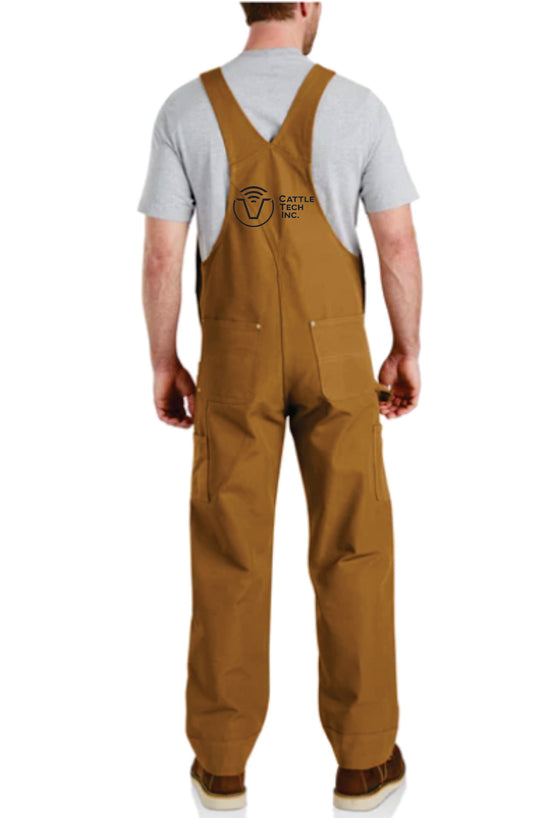 CARHARTT LOOSE FIT OVERALLS - 102776 - CATTLE TECH LOGO - EMB