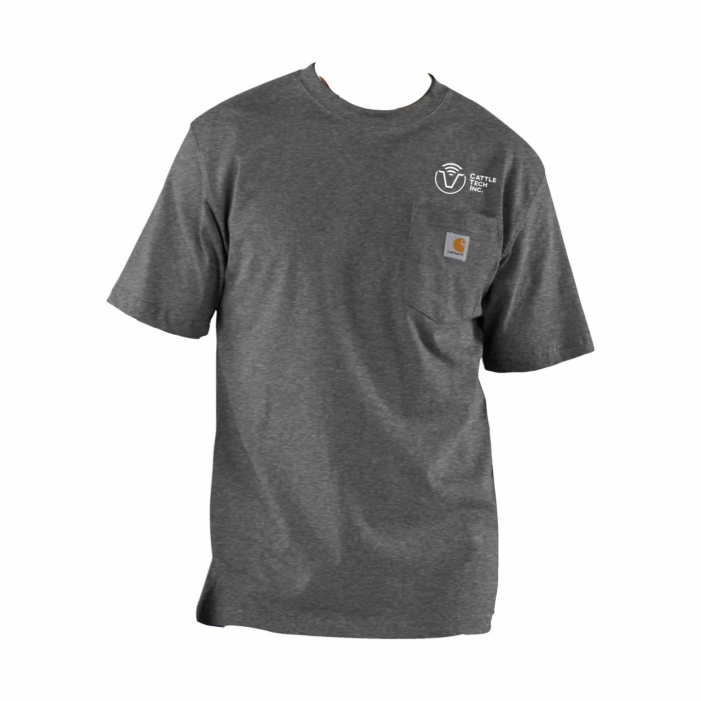 CARHARTT SHORT SLEEVE POCKET TSHIRT - K87 - CATTLE TECH INC. - HP