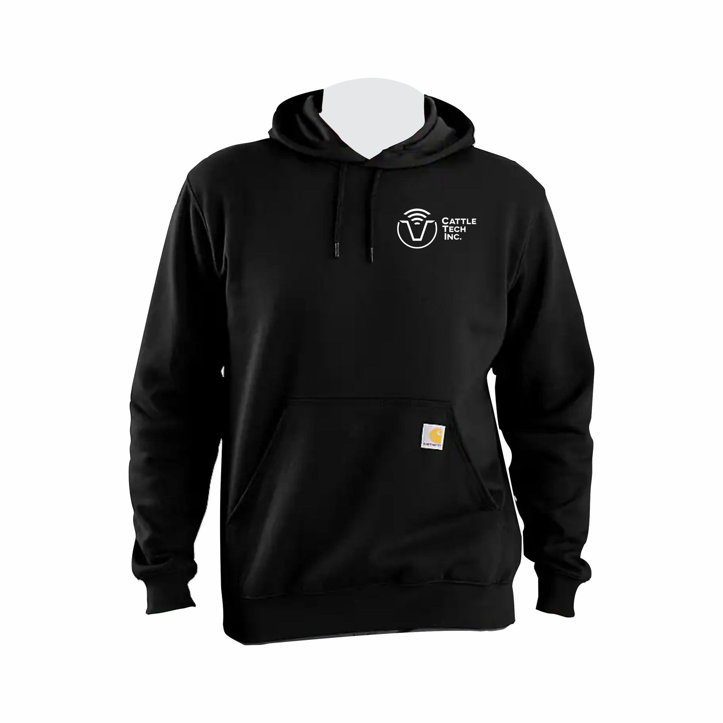 CARHARTT MIDWEIGHT HOODED PULLOVER - K121 - CATTLE TECH INC. - EMB