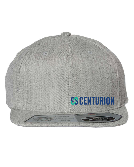 FLEXFIT FLATBRIM HAT - 110F - CENTURION LOGO - EMB L/P