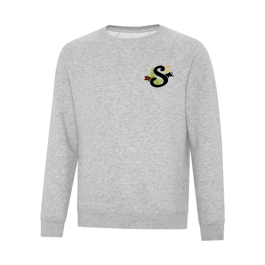 UNISEX VINTAGE CREWNECK SWEATSHIRT - F2046 - SLOMP FARMS - EMB