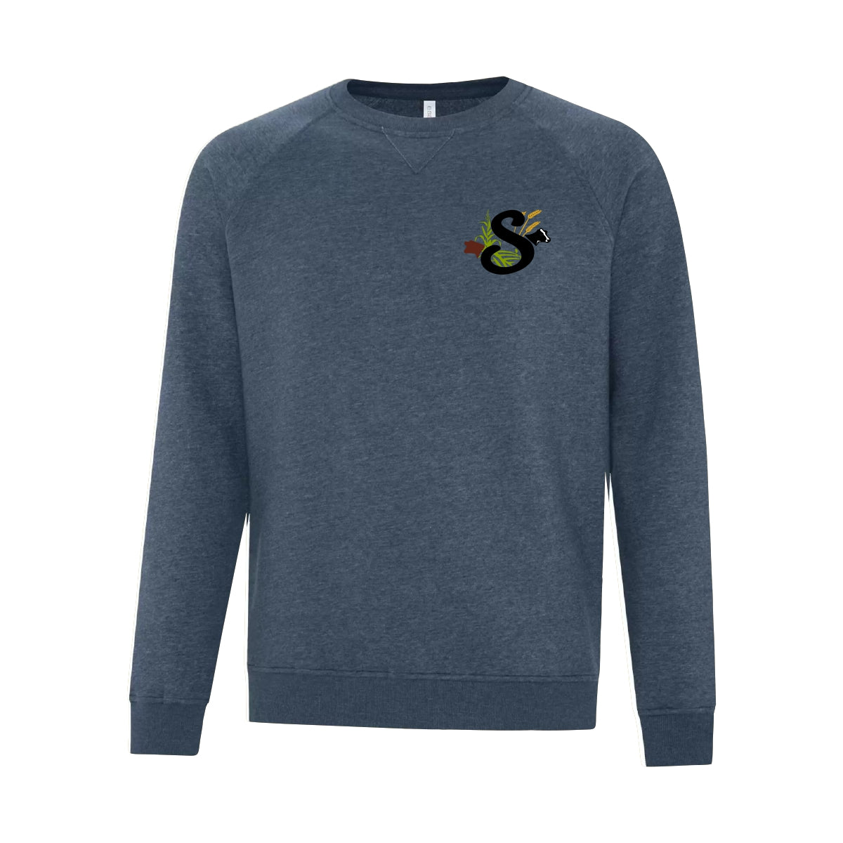 UNISEX VINTAGE CREWNECK SWEATSHIRT - F2046 - SLOMP FARMS - EMB