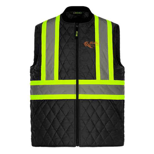 MACK HI-VIS QUILTED VEST - L01225 - SFL TRUCKING LOGO - EMB