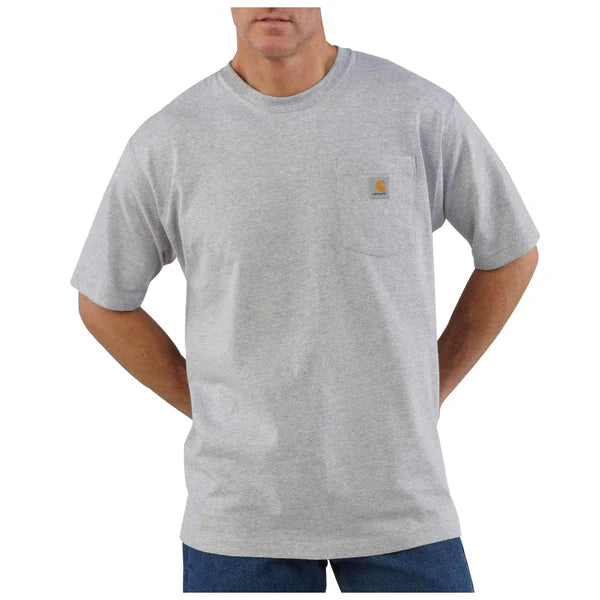 CARHARTT SHORT SLEEVE POCKET TEE - K87 - VAN DEN DOOL FARMS LOGO - HP