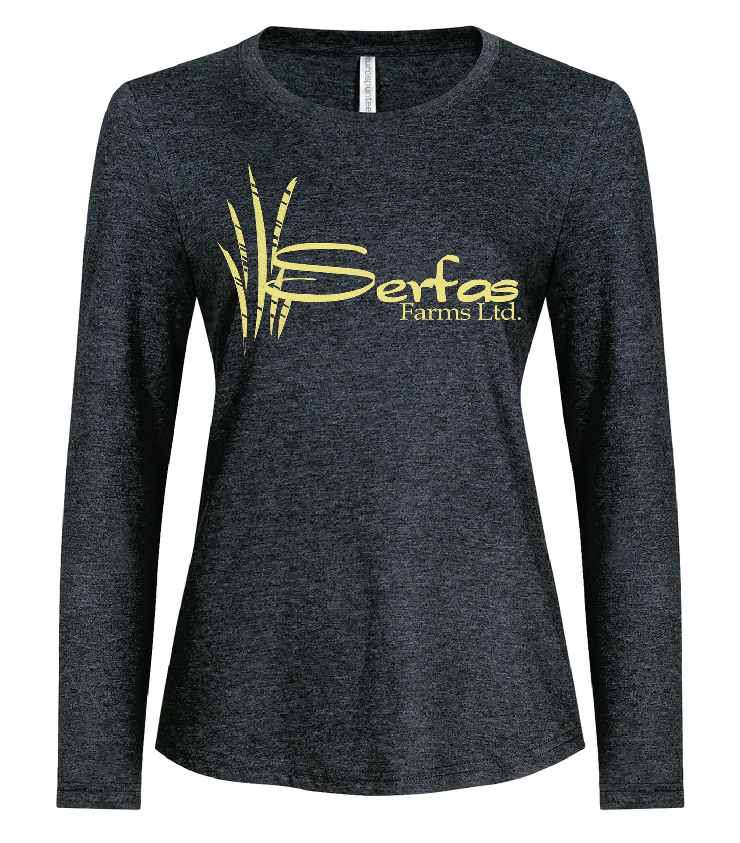 LONG SLEEVE T-SHIRT - ATC8015L - LADIES' - SERFAS FARMS LOGO - HP