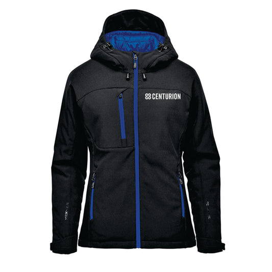 WOMEN'S ORBITER INSULATED SOFTSHELL - KSX-1W - CENTURION LOGO - EMB