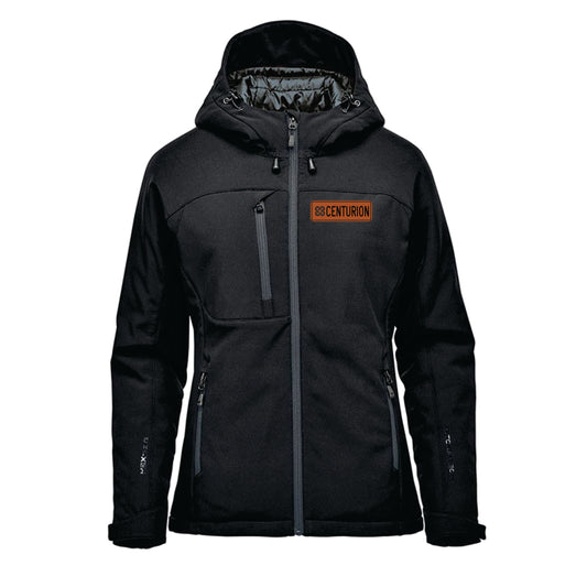 WOMEN'S ORBITER INSULATED SOFTSHELL - KSX-1W - CENTURION LOGO - RECT. LP