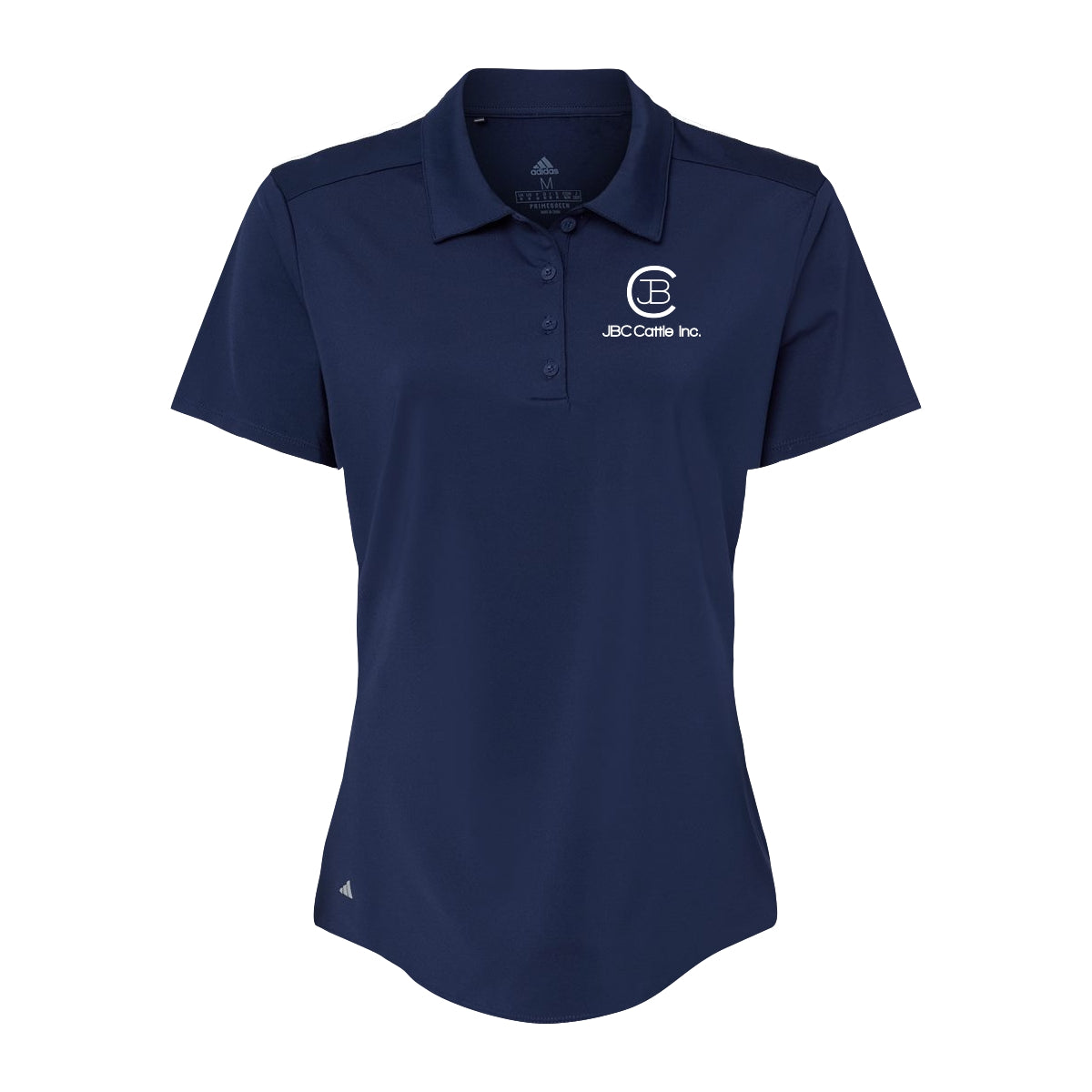 WOMEN'S ADIDAS ULTIMATE SOLID POLO - A515 - JBC CATTLE INC. - HP
