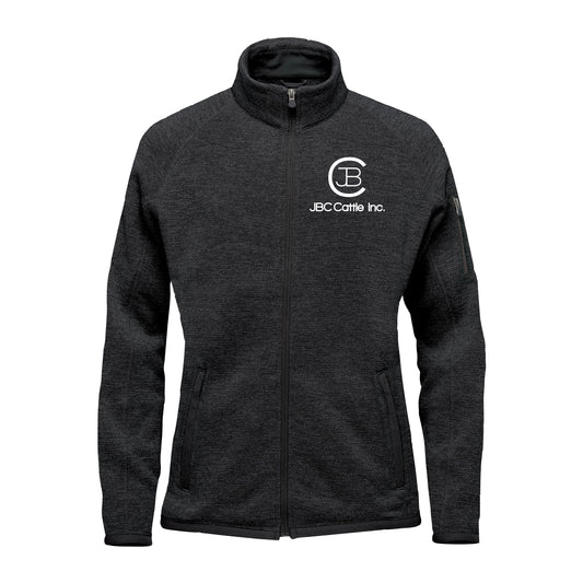 WOMENS AVALANTE FULL ZIP FLEECE JACKET - FHZ-1W - JBC CATTLE INC. - EMB
