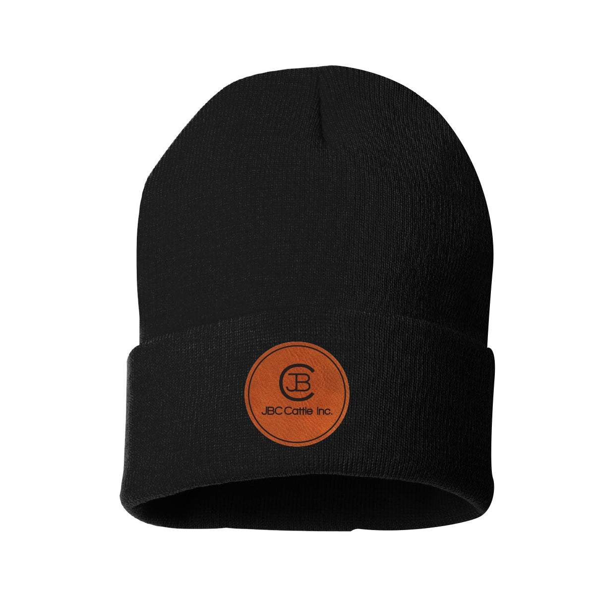 SPORTSMAN 12" SOLID CUFFED BEANIE - SP12 - JBC CATTLE INC. - PATCH