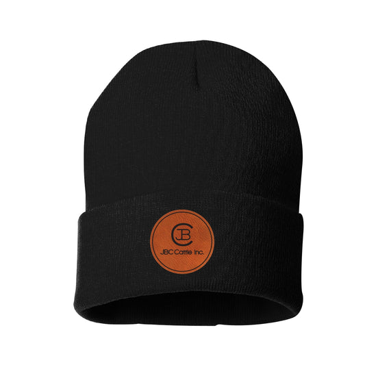 SPORTSMAN 12" SOLID CUFFED BEANIE - SP12 - JBC CATTLE INC. - PATCH