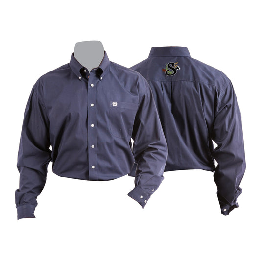 MEN'S CINCH WESTERN BUTTON-DOWN SHIRT - MTW104667 - SLOMP FARMS - EMB