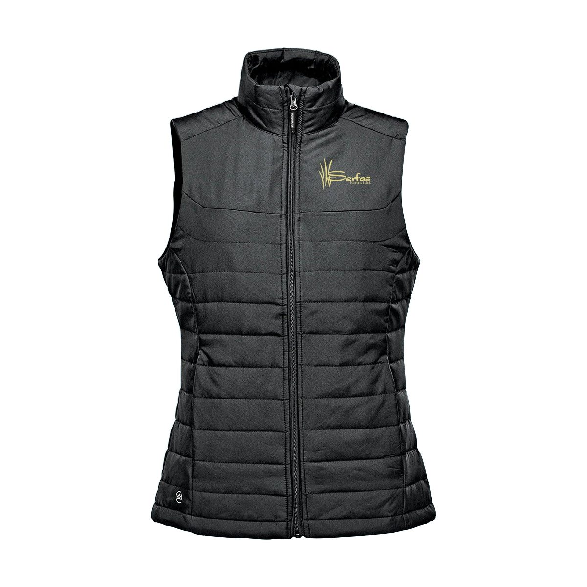 WOMEN'S NAUTILUS QUILTED VEST - KXV-1W - SERFAS FARMS - EMB