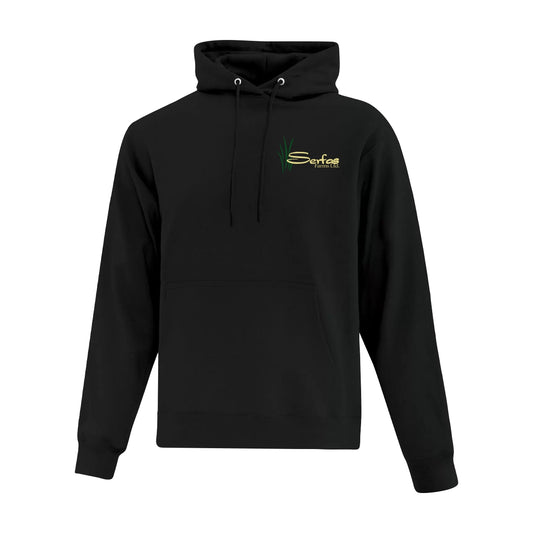 UNISEX EVERYDAY FLEECE HOODIE - ATCF2500 - SERFAS FARMS - EMB