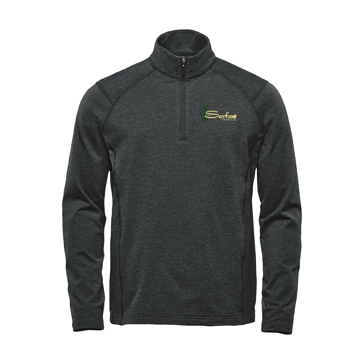 MEN'S TREELINE PERFORMANCE 1/4 ZIP PULLOVER - HTZ-2 - SERFAS FARMS - EMB