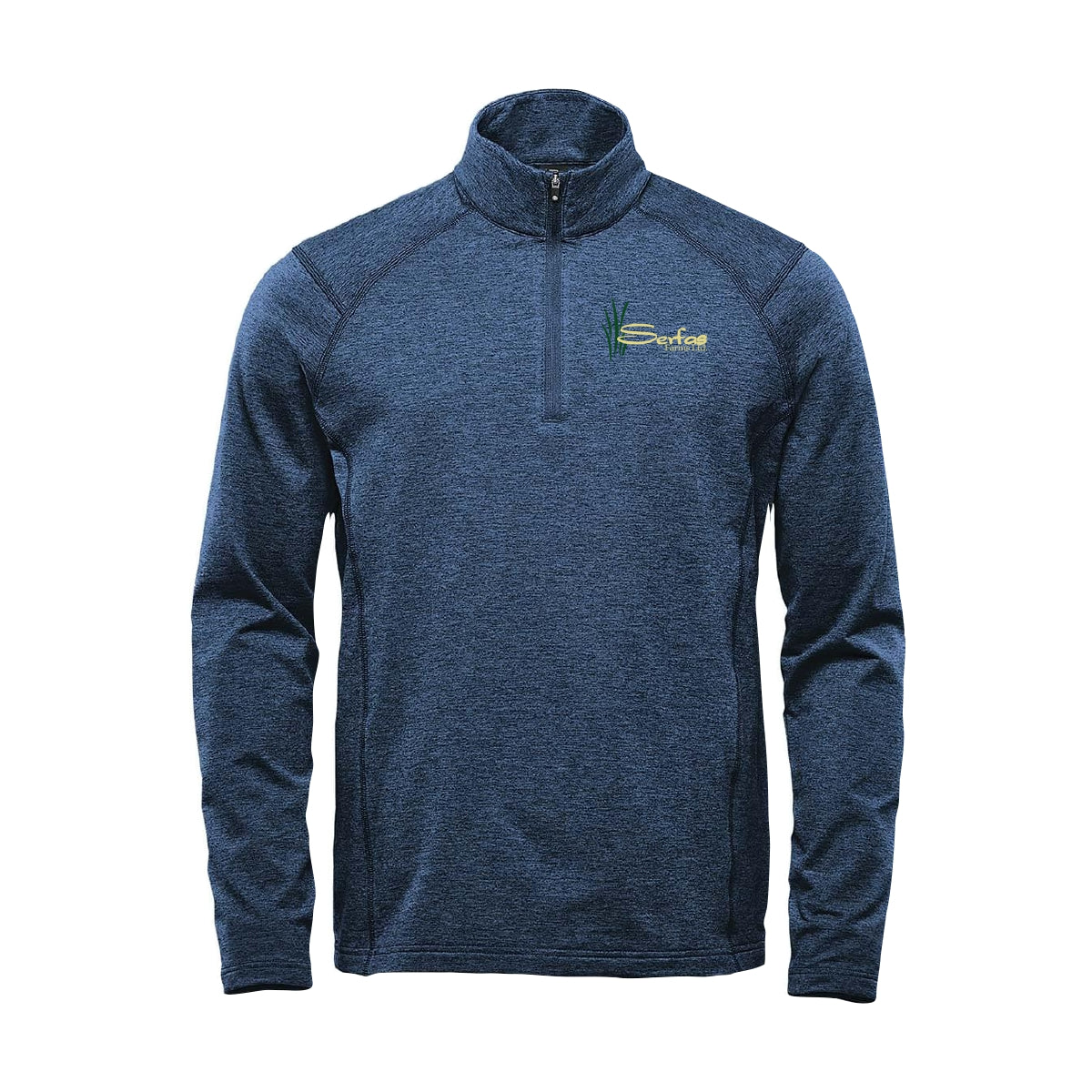 MEN'S TREELINE PERFORMANCE 1/4 ZIP PULLOVER - HTZ-2 - SERFAS FARMS - EMB