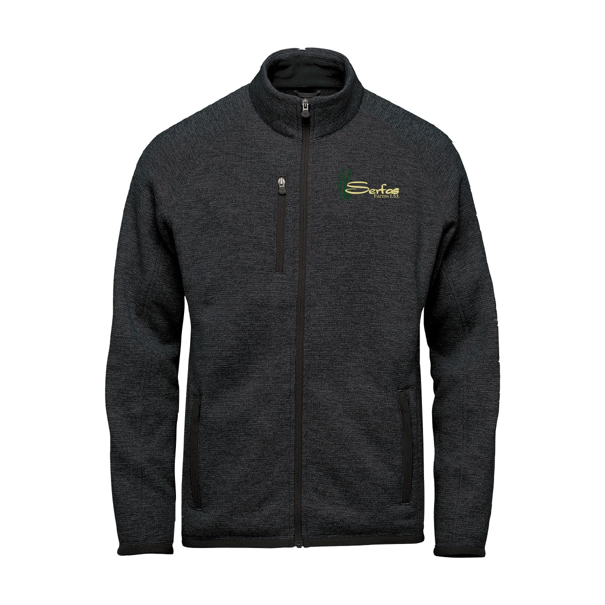 MEN'S AVALANTE FULL ZIP FLEECE JACKET - FHZ-1 - SERFAS FARMS - EMB