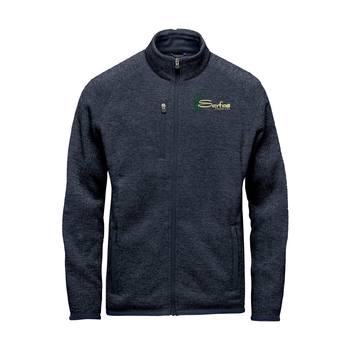 MEN'S AVALANTE FULL ZIP FLEECE JACKET - FHZ-1 - SERFAS FARMS - EMB