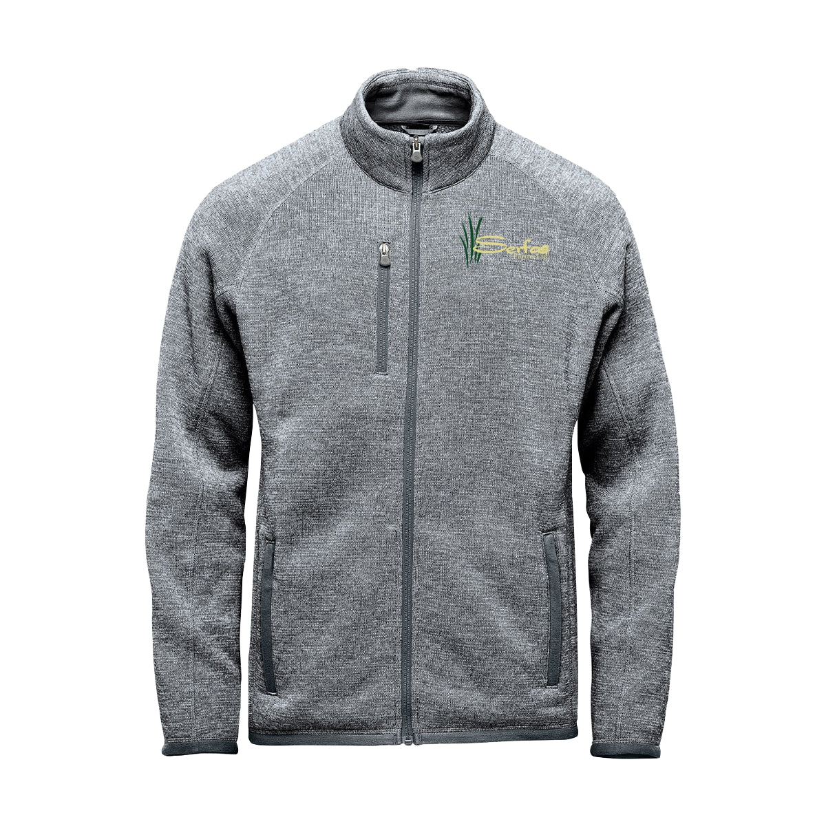 MEN'S AVALANTE FULL ZIP FLEECE JACKET - FHZ-1 - SERFAS FARMS - EMB