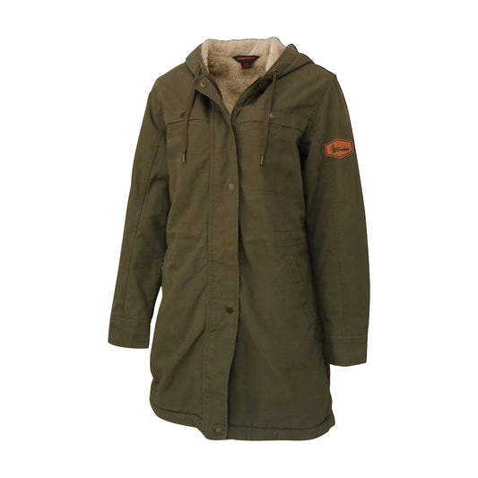 WOMEN'S TOUGH DUCK SHERPA LINED JACKET - WJ20 - SERFAS FARMS - PATCH