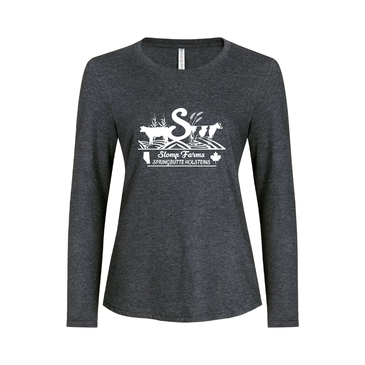 LADIES' EUROSPUN LONG SLEEVE - ATC8015L - SLOMP FARMS - HP