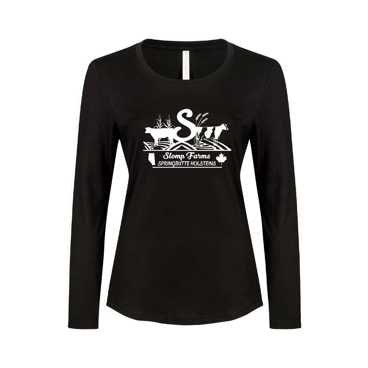 LADIES' EUROSPUN LONG SLEEVE - ATC8015L - SLOMP FARMS - HP