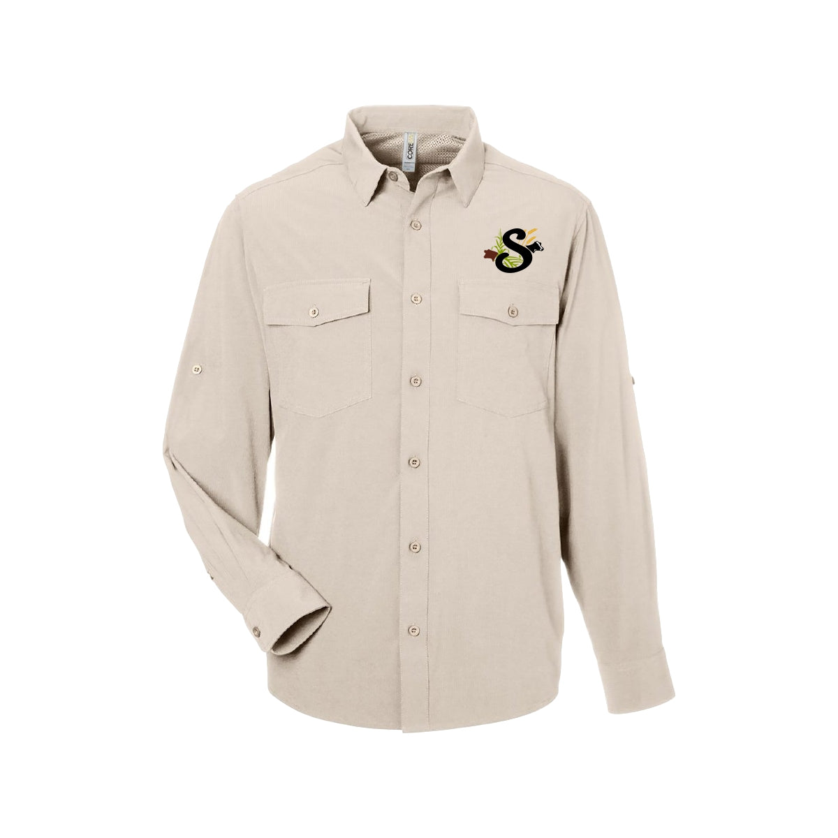 MEN'S ULTRA UVP MARINA SHIRT - CE510L - SLOMP FARMS - EMB