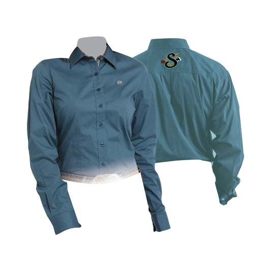 WOMEN'S CINCH WESTERN BUTTON-DOWN SHIRT - MSW9165060 - SLOMP FARMS - EMB