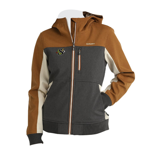 WOMEN'S CINCH BONDED HOODIE - MAJ9844002 - SLOMP FARMS - EMB