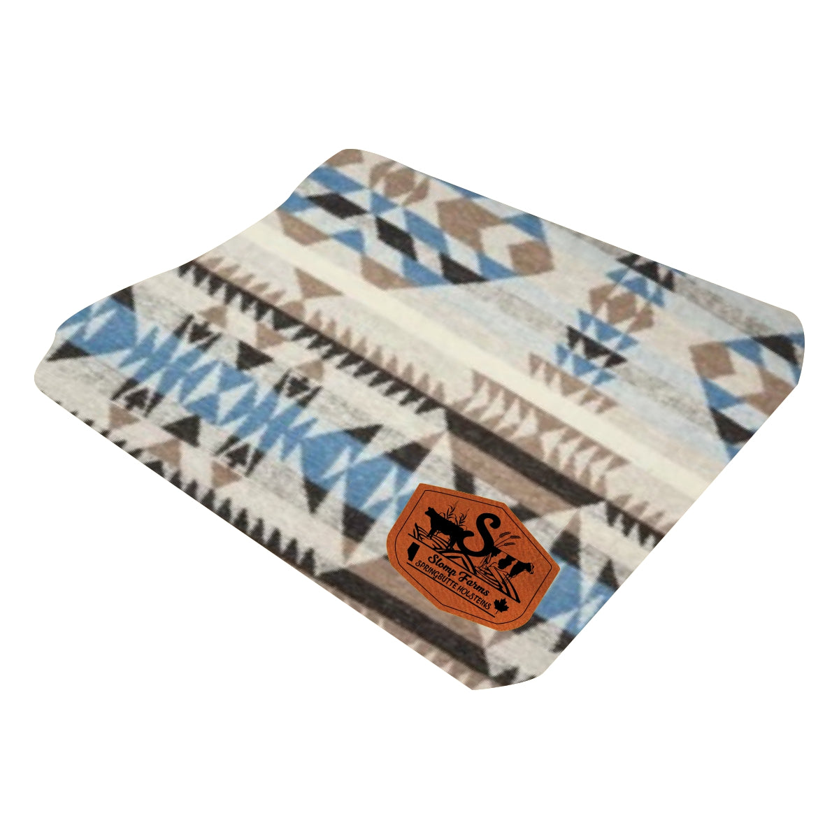 BUFFALO CROSS THROW BLANKETS - SLOMP FARMS - PATCH