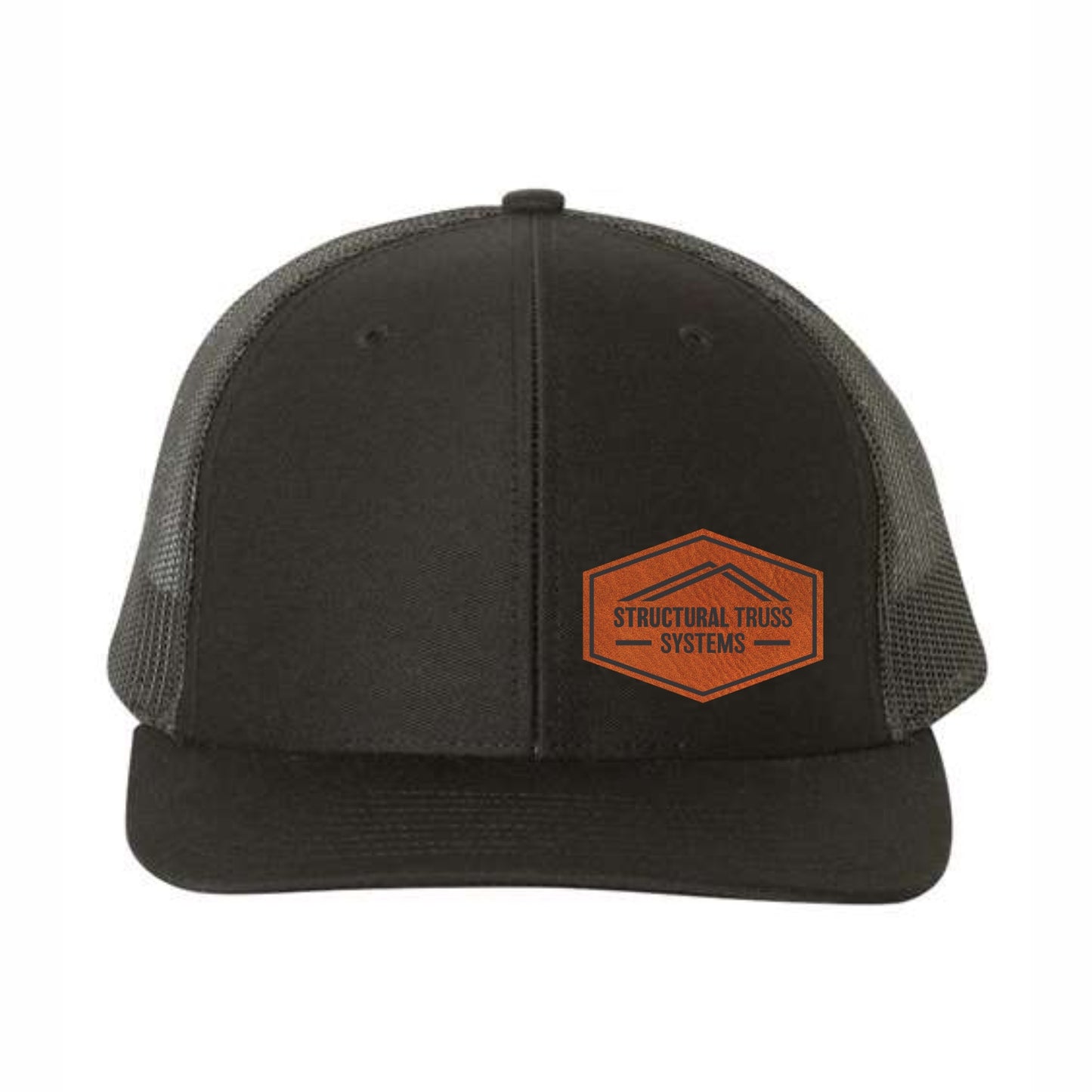 RICHARDSON SNAPBACK TRUCKER HAT - 112 - STRUC. TRUSS & FORMA STEEL - EMB or PATCH