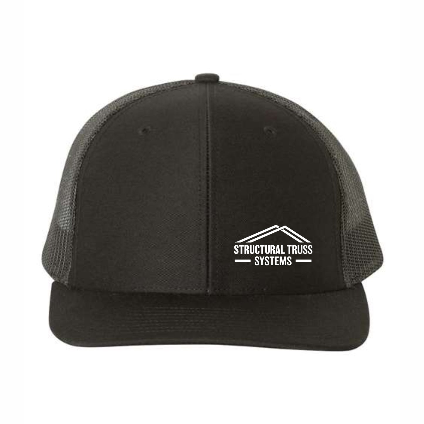 RICHARDSON SNAPBACK TRUCKER HAT - 112 - STRUC. TRUSS & FORMA STEEL - EMB or PATCH