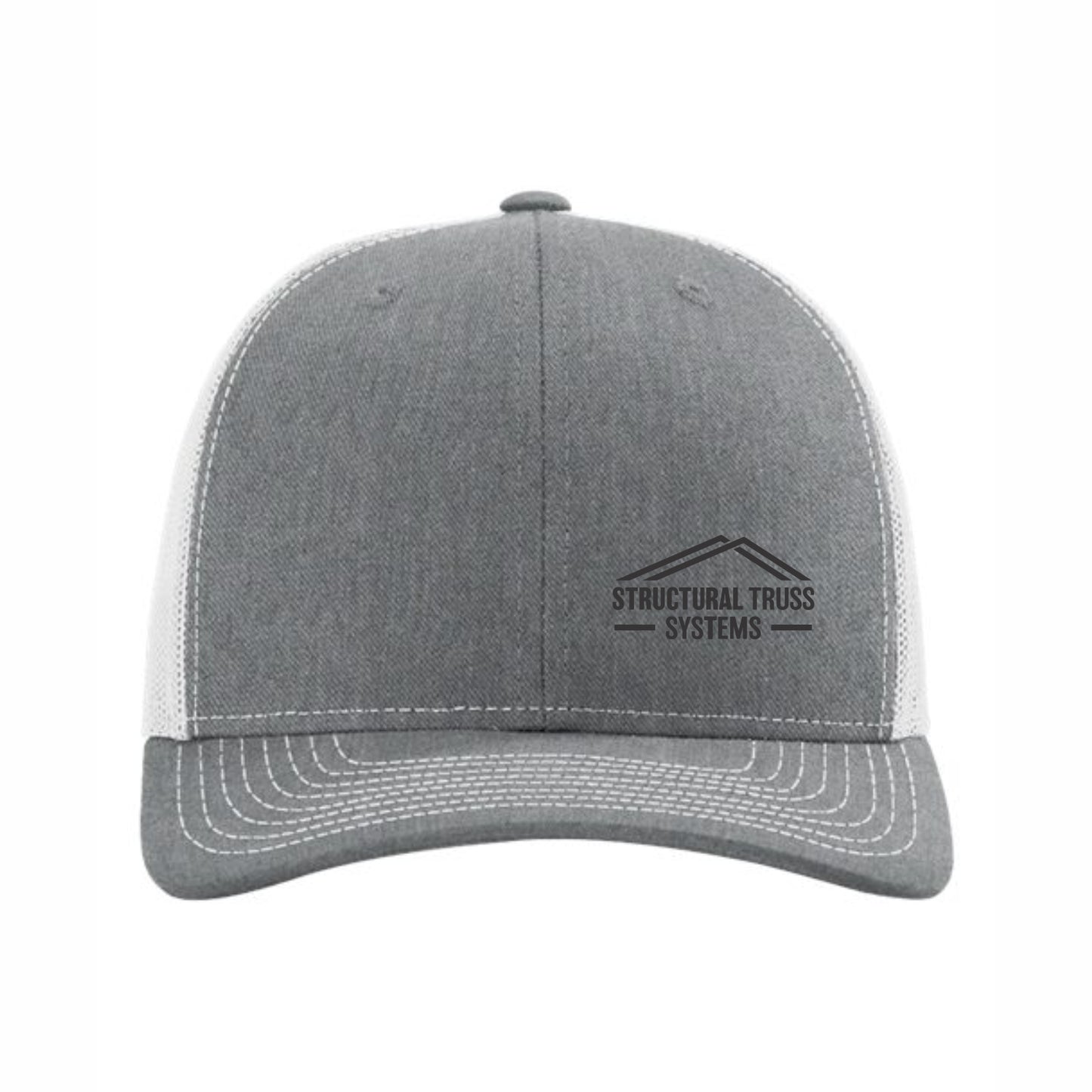 RICHARDSON SNAPBACK TRUCKER HAT - 112 - STRUC. TRUSS & FORMA STEEL - EMB or PATCH