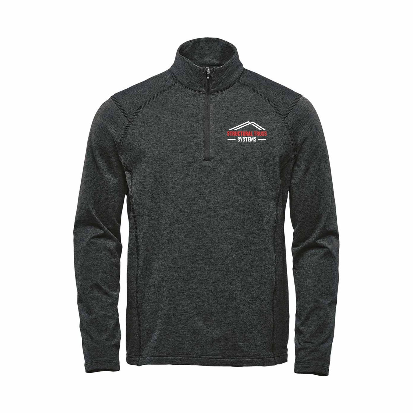 MEN'S TREELINE PERFORMANCE 1/4 ZIP PULLOVER - HTZ-2 - STRUC. TRUSS & FORMA STEEL - EMB