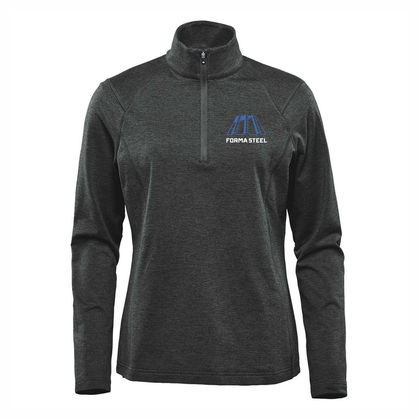 WOMEN'S TREELINE PERFORMANCE 1/4 ZIP PULLOVER - HTZ-2W - STRUC. TRUSS & FORMA STEEL - EMB