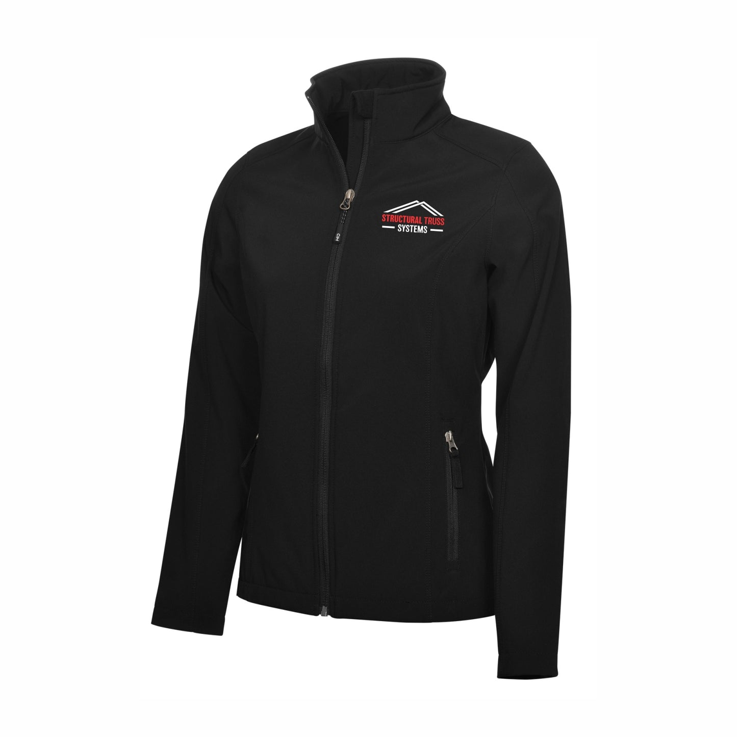 WOMEN'S COAL HARBOUR SOFT SHELL JACKET - L7603 - STRUC. TRUSS & FORMA STEEL - EMB