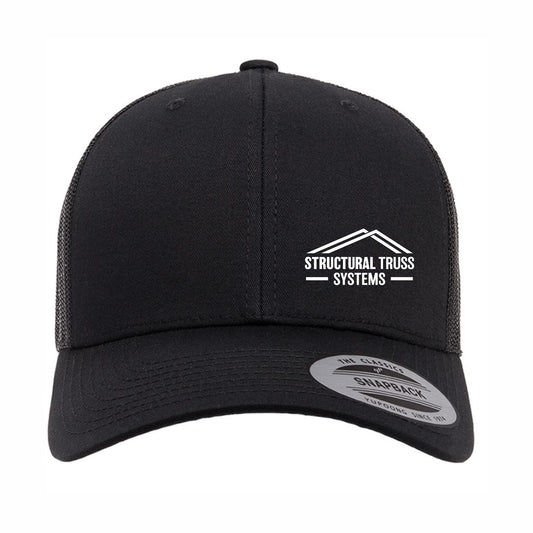 YP CLASSICS RETRO TRUCKER HAT - 6606 - STRUC. TRUSS & FORMA STEEL - EMB or PATCH