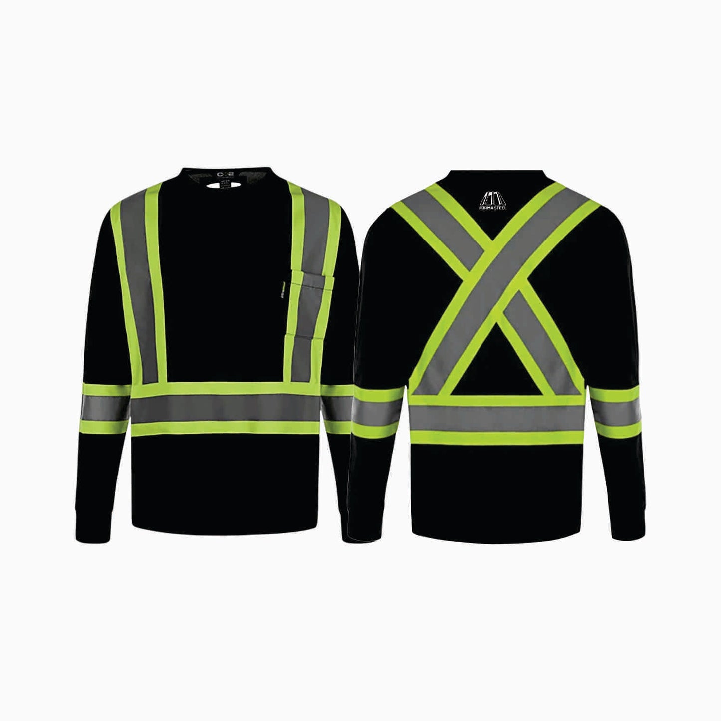 UNISEX LOOKOUT HIVIS LONG SLEEVE - S05970 - FORMA STEEL - HP