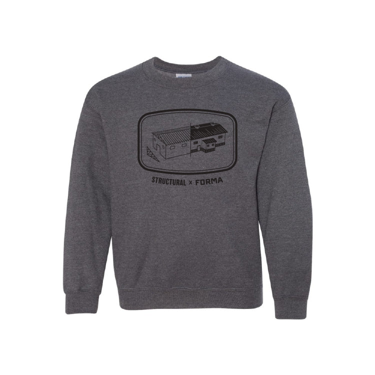 YOUTH CREWNECK SWEATSHIRT - 18000B - STRUC x FORMA - HP