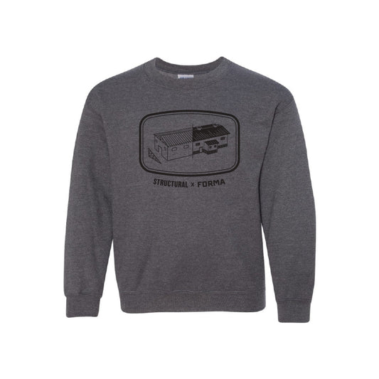 YOUTH CREWNECK SWEATSHIRT - 18000B - STRUC x FORMA - HP