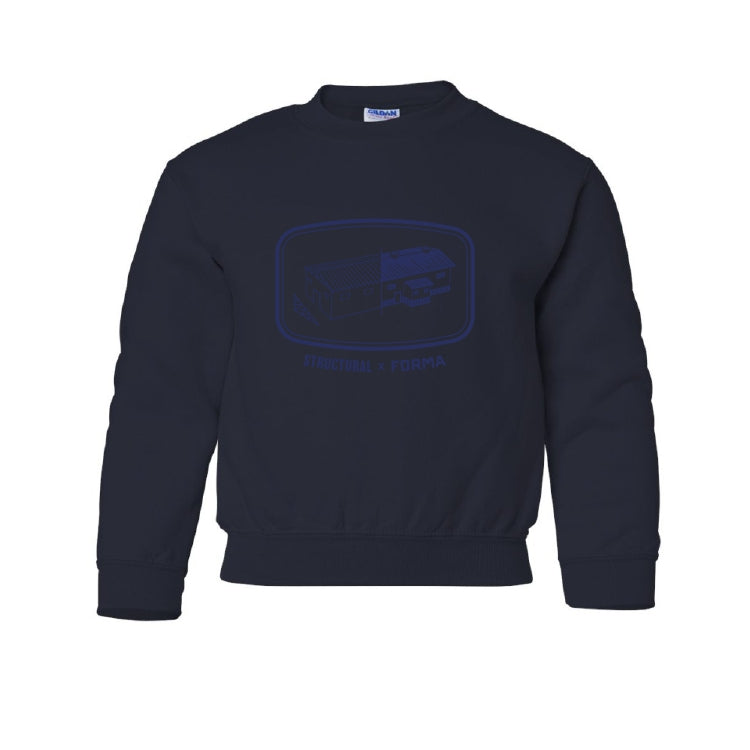 YOUTH CREWNECK SWEATSHIRT - 18000B - STRUC x FORMA - HP