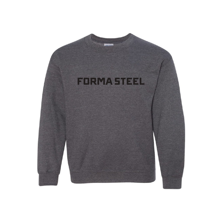 YOUTH CREWNECK SWEATSHIRT - 18000B - FORMA STEEL - HP