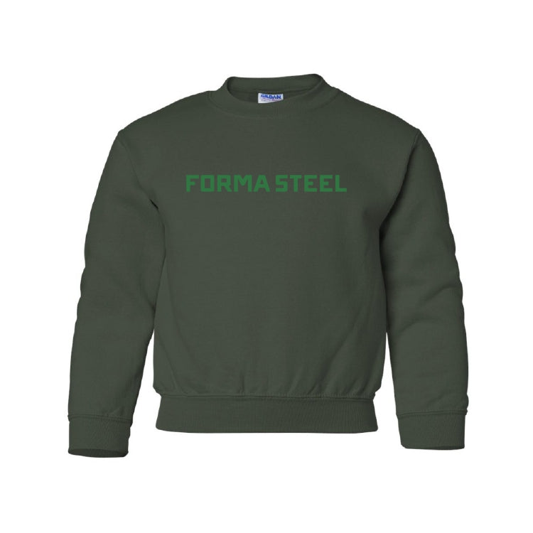 YOUTH CREWNECK SWEATSHIRT - 18000B - FORMA STEEL - HP