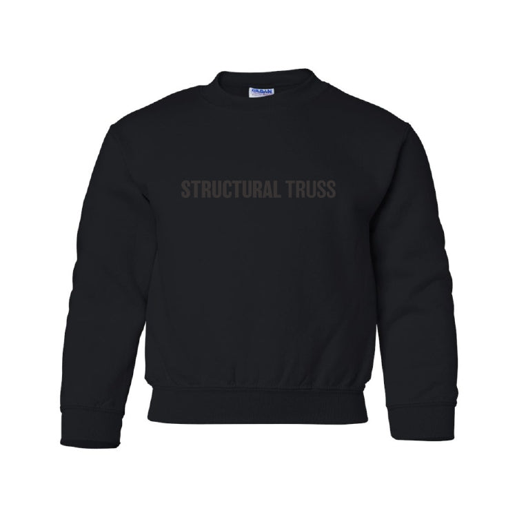 YOUTH CREWNECK SWEATSHIRT - 18000B - STRUCTURAL TRUSS - HP