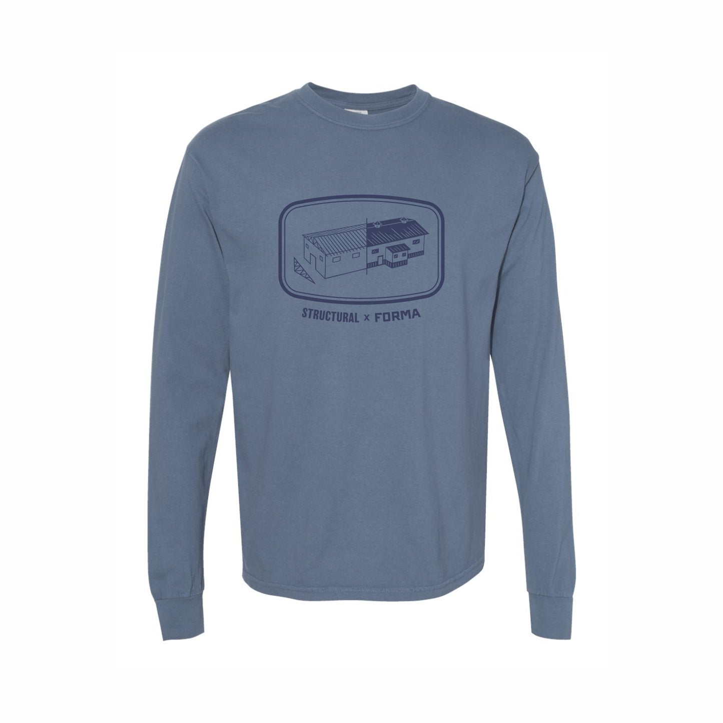 UNISEX COMFORT COLORS HEAVYWEIGHT LONG SLEEVE - 6014 - STRUC. TRUSS & FORMA STEEL - HP