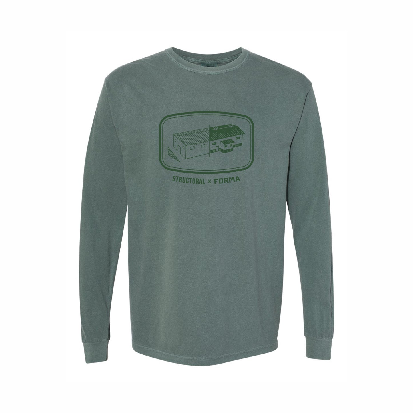 UNISEX COMFORT COLORS HEAVYWEIGHT LONG SLEEVE - 6014 - STRUC. TRUSS & FORMA STEEL - HP
