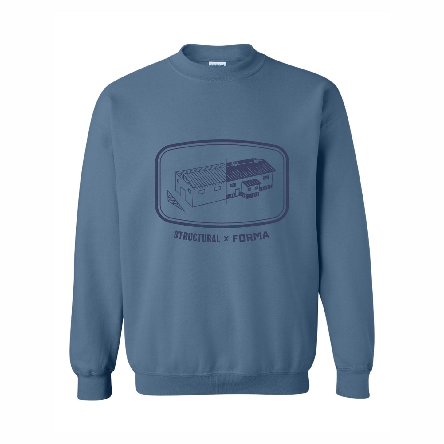 UNISEX GILDAN CREWNECK SWEATSHIRT - 18000 - STRUC. TRUSS & FORMA STEEL - HP